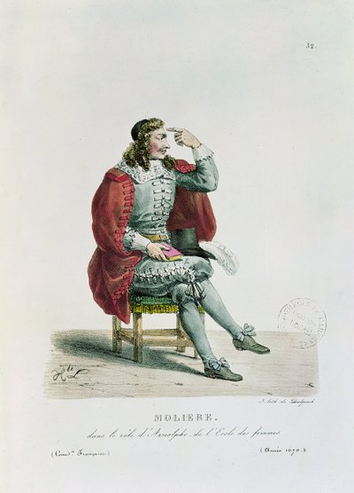 Portrait of Moliere in the Role of Arnolfe from 